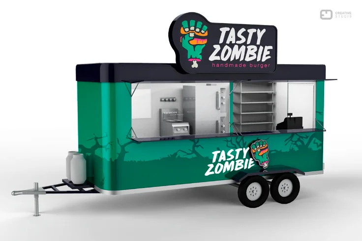 Projeto da ED Creative Studio para Tasty Zombie